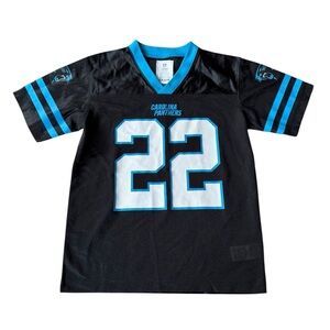 NFL Carolina Panthers Christian McCaffrey Youth Medium 8-10 Jersey EUC
